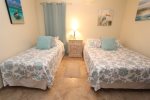 Guest Bedroom Features 1 Twin Bed & 1 Queen Size Bed